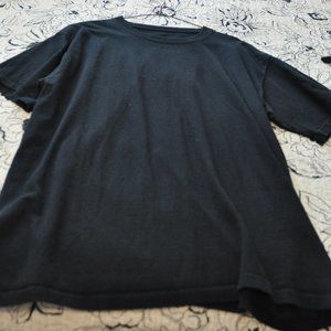 Plain black t-shirt